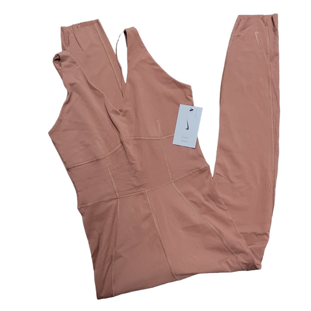 NEW! Nike Yoga Luxe Dri-FIT Women's 7/8 Matte Jumpsuit, Size Medium